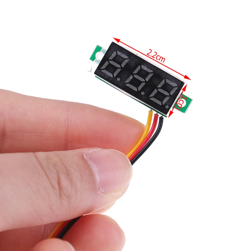 

0.28 Inch 0-100V LED Screen Mini Digital Voltmeter Voltage Tester Meter Electronic Parts Accessories Digital Voltmeter