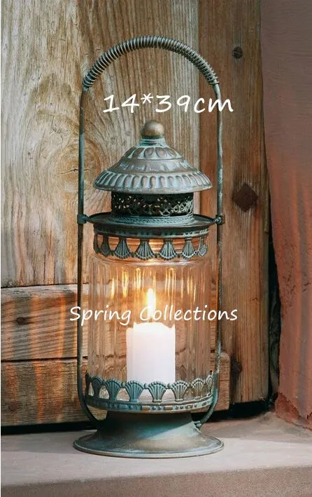 Старинная темно зеленая металлическая + стеклянная Европейская настенная