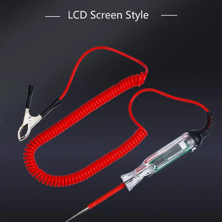Цифровой дисплей 3-48 В тестер цепи автомобильный карандаш для ремонта автомобиля