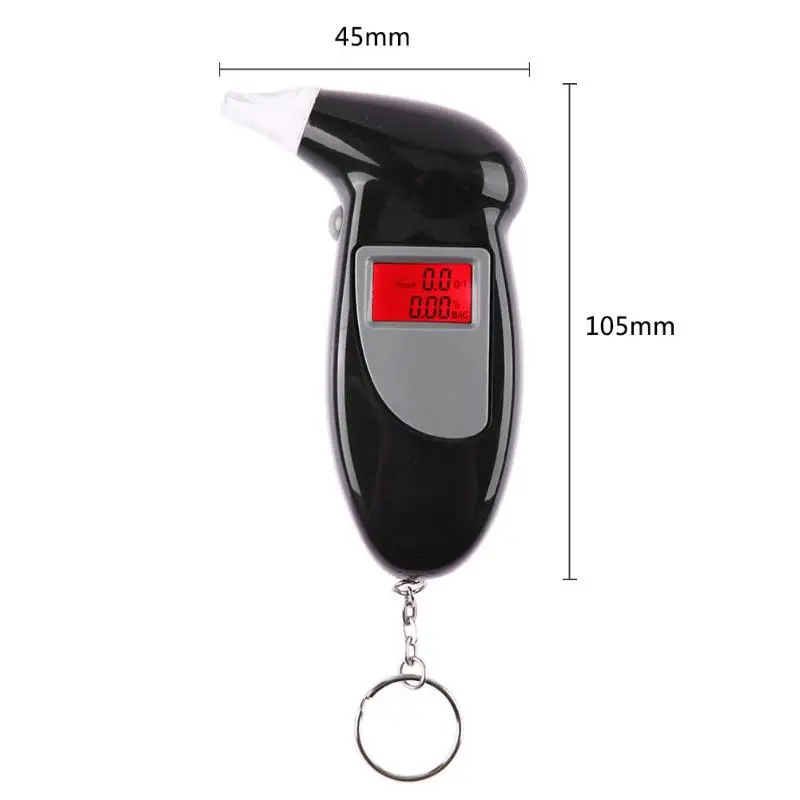 

1PCS Handheld Backlight Digital Alcohol Tester Digital Alcohol Breath Tester Breathalyzer Analyzer LCD Detector Backlight Light