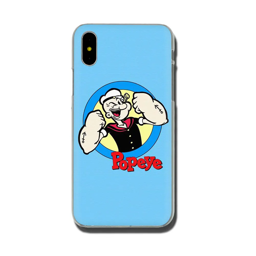H10 Жесткий чехол для телефона EWAU popeye для iPhone 11 Pro 6 6S Plus 7 8 Plus X XS XR XS Max - Цвет: H10