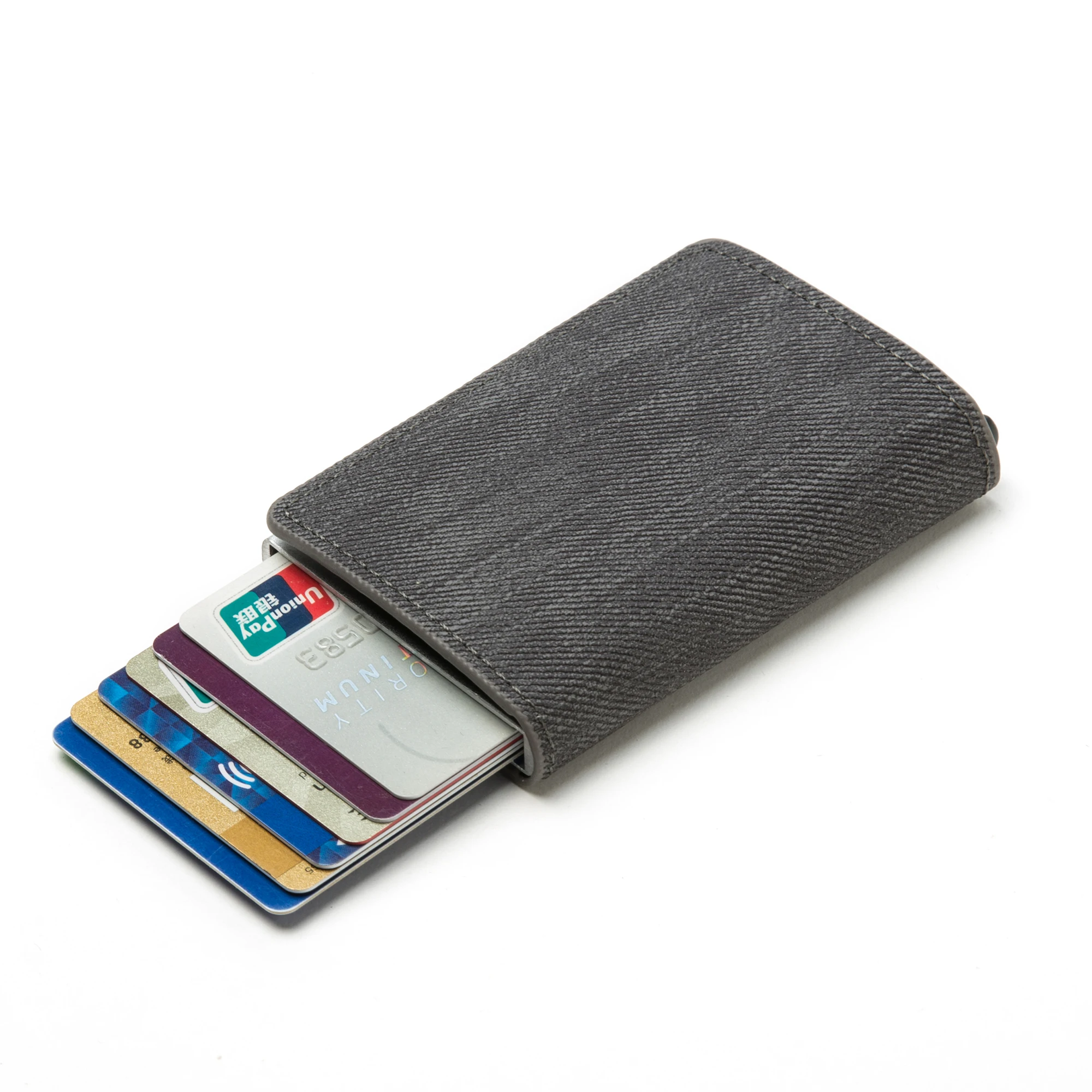 ZOVYVOL подарок бизнес держатель для карт Hasp Rfid Кошелек Алюминиевый унисекс металлический кредитный бизнес мини карточный кошелек Прямая поставка