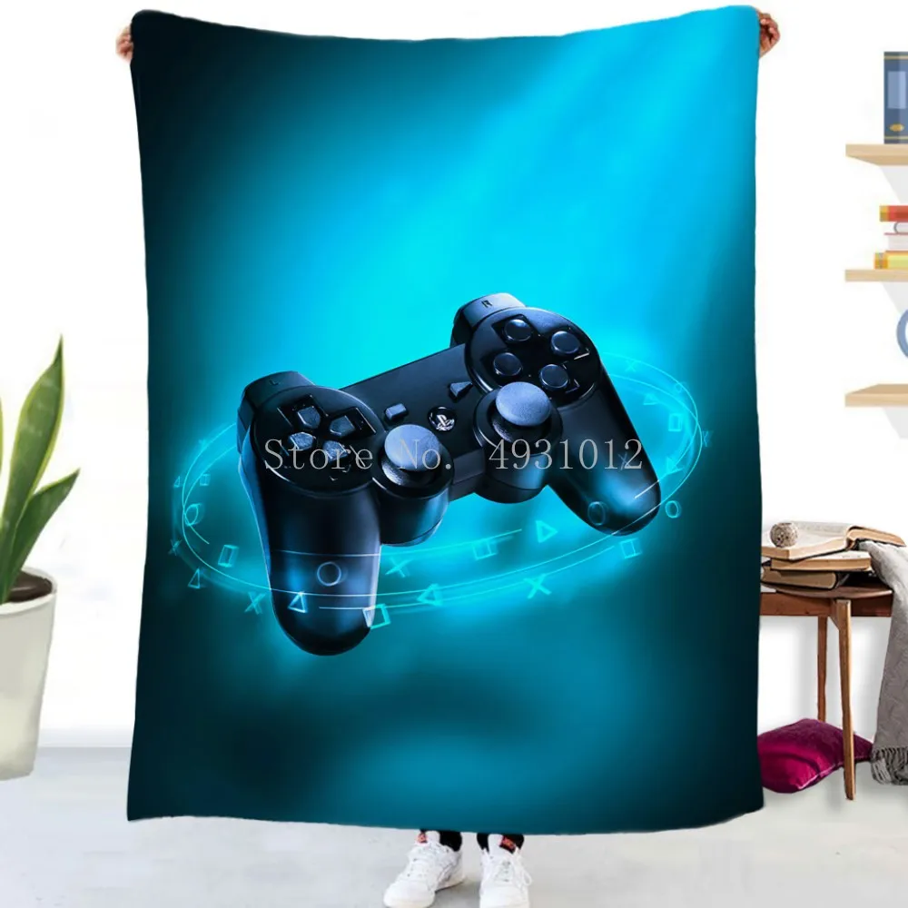

Flannel Blanket for My Baby Quilt Blanket/ Print Home Textile Bed Sofa Express Love Blankets Bedding Gamepad