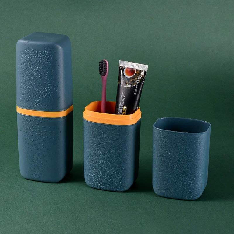 

1pcs Portable Toothbrush Holder Box Outdoor Travel Camping Toothbrush Storage Organizer Case Bathroom Accessories Toothpaste Box