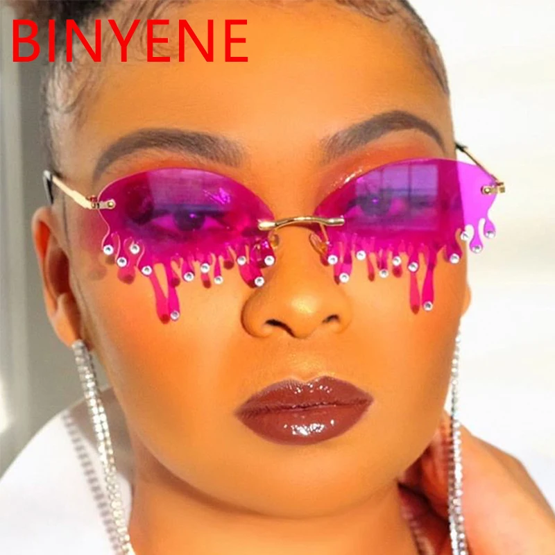 Фиолетовые и красные женские оттенки великолепные забавные солнцезащитные очки