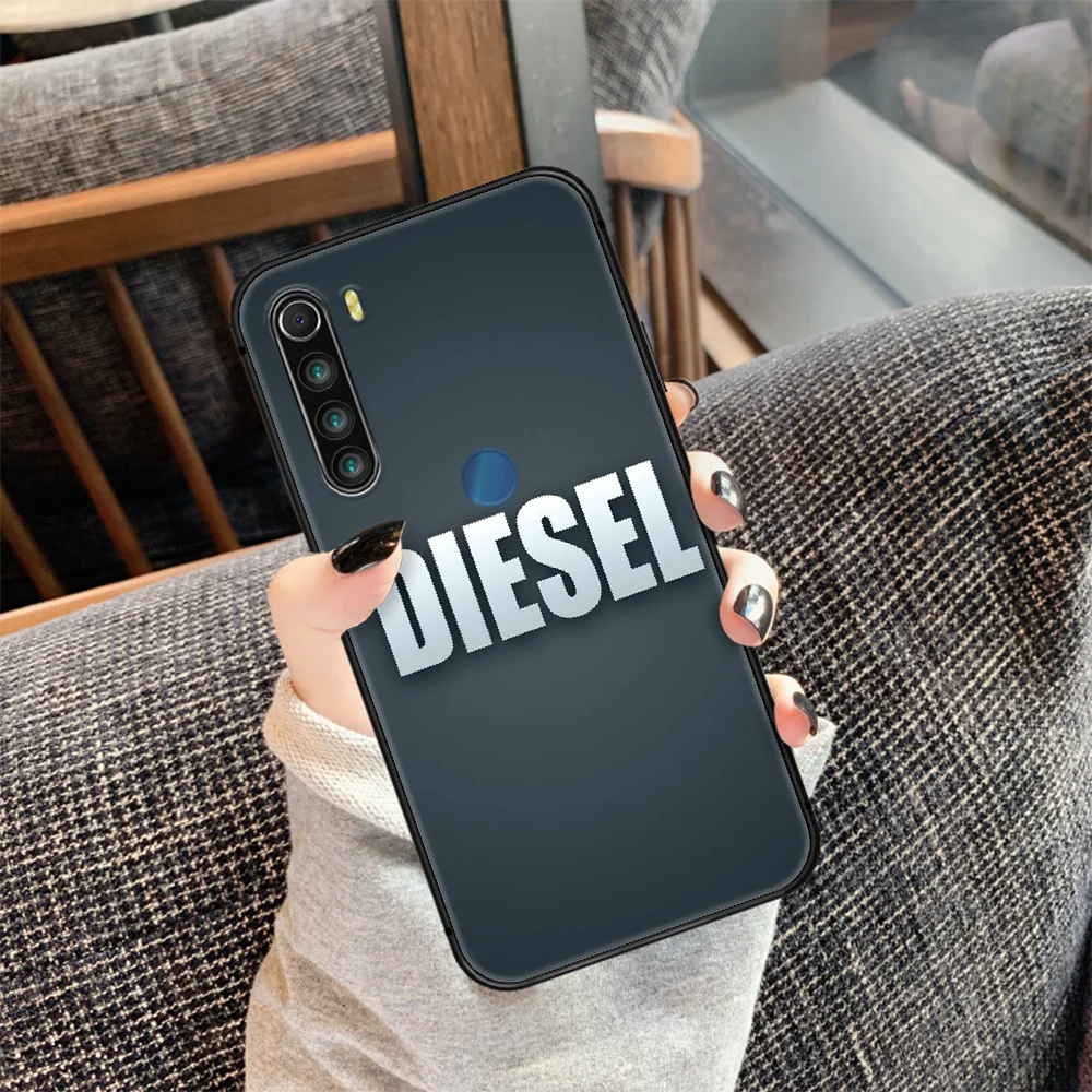 

Diesel Fashon Trend Brand Phone Case Cover Hull For XIAOMI Redmi 7 7a 8 8a 9 9a NOTE 6 7 8 8t 9 9s Pro Max 4X black Hoesjes