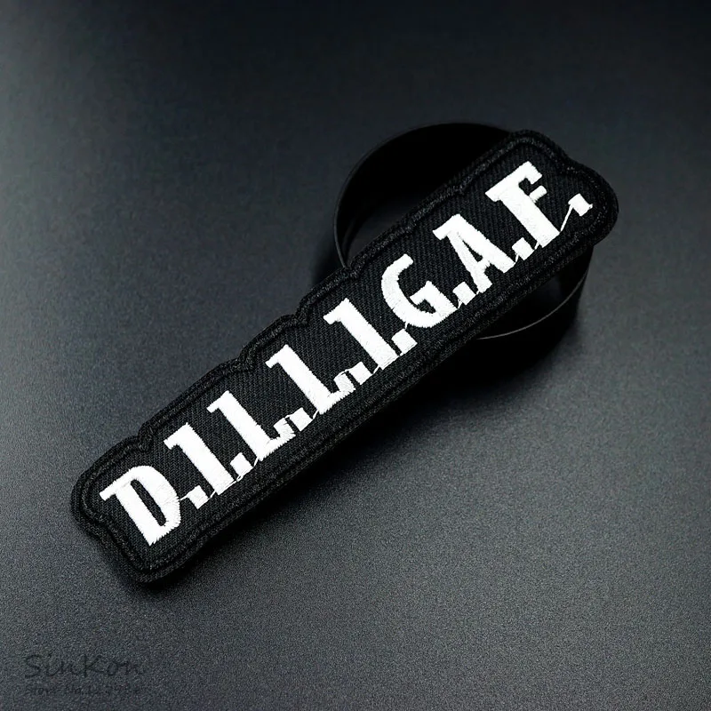 DILLIGAF (Размер: x см) значки сделай сам патчи наклейки для одежды значок