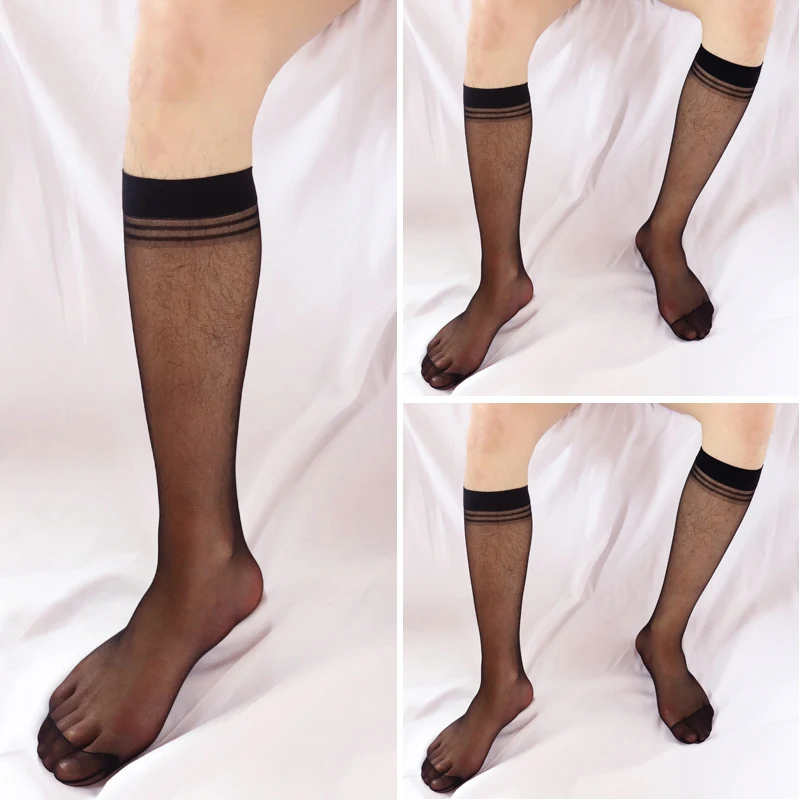 Мужские носки противоскользящие повседневные Модные Удобные прозрачные