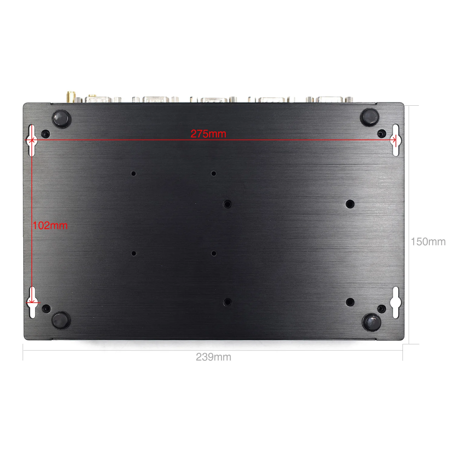 Самый дешевый промышленный мини ПК Intel Core i5 4200U Celeron J4125 HDMI VGA 4K дисплей RS485 COM Windows 10