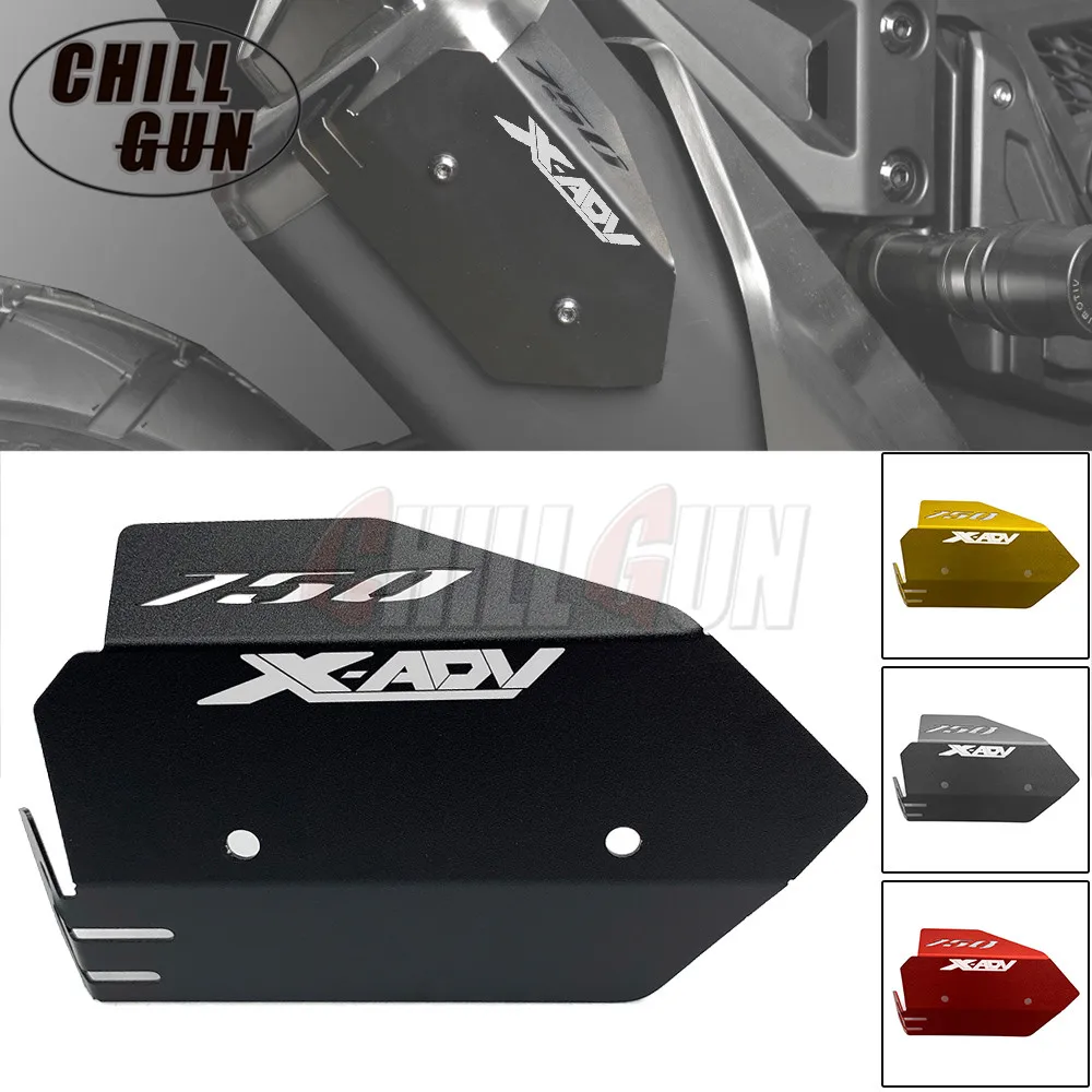 Motorcycle CNC Exhaust Muffler Pipe Cover Guard Protector Heat Shield Kit For HONDA X-ADV 750 X-ADV750 2020 2021 2022 XADV750 |