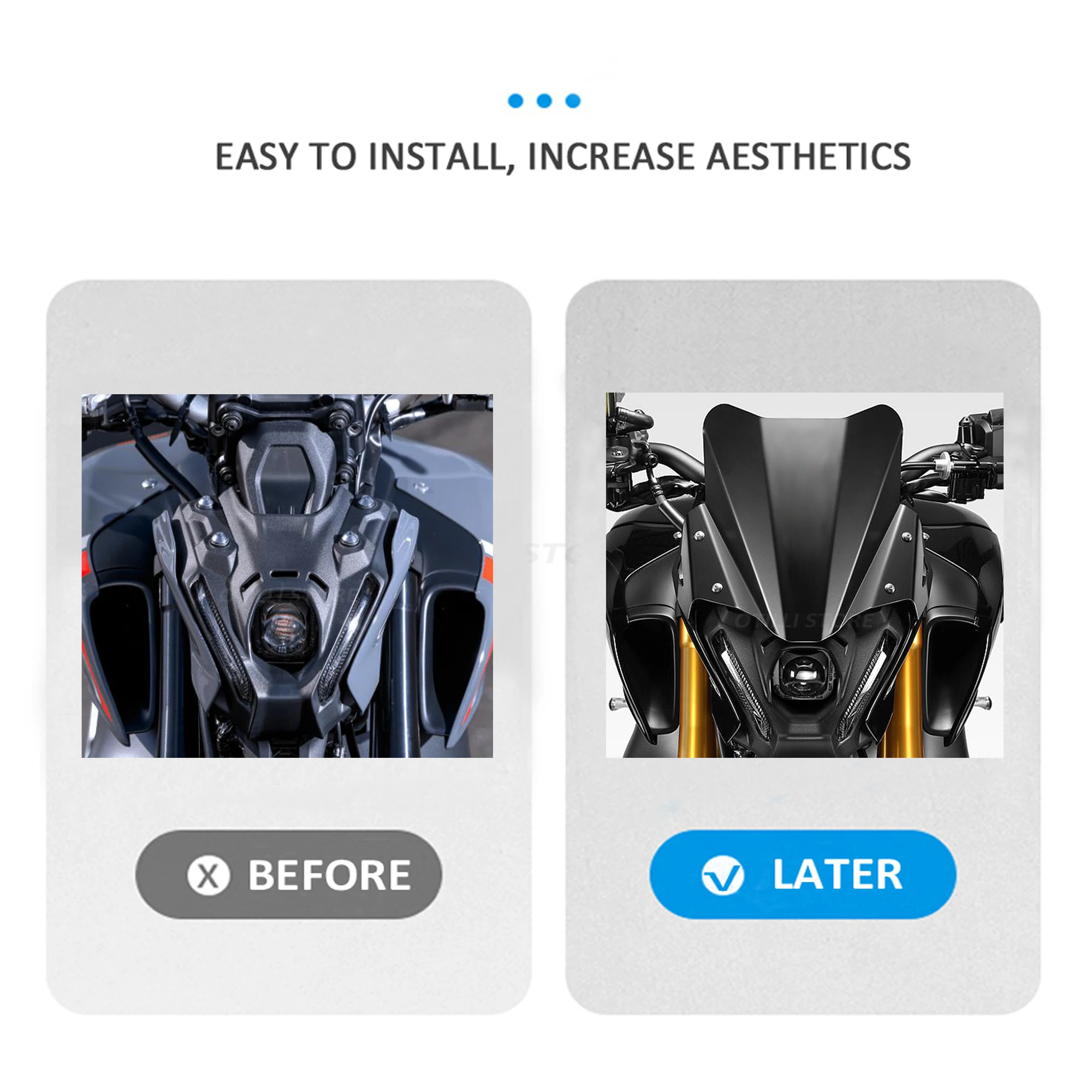 2021 FOR YAMAHA MT-09 /SP Motorcycle Accessories Windshield Wind Shield Screen Windscreen Deflector | Windscreens &amp Deflectors