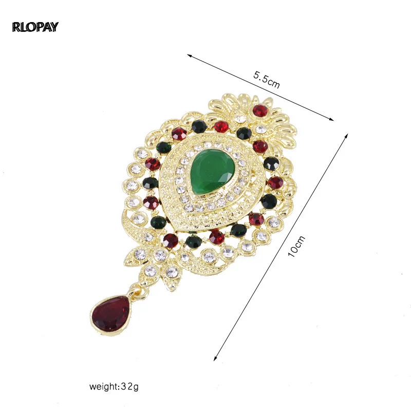 Винтаж Золотая Корона свадебная брошь с украшением в виде кристаллов Ювелирные