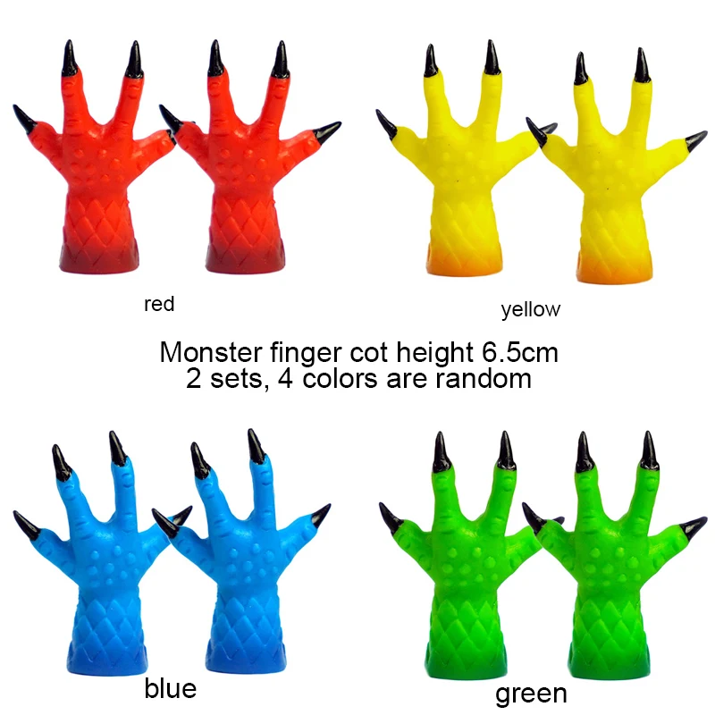 

1pair=2pc Novelty Funny Fingertips Toy Play Model Tricky Toys Rolled Cat Artifacts Finger Cots Gags Toys