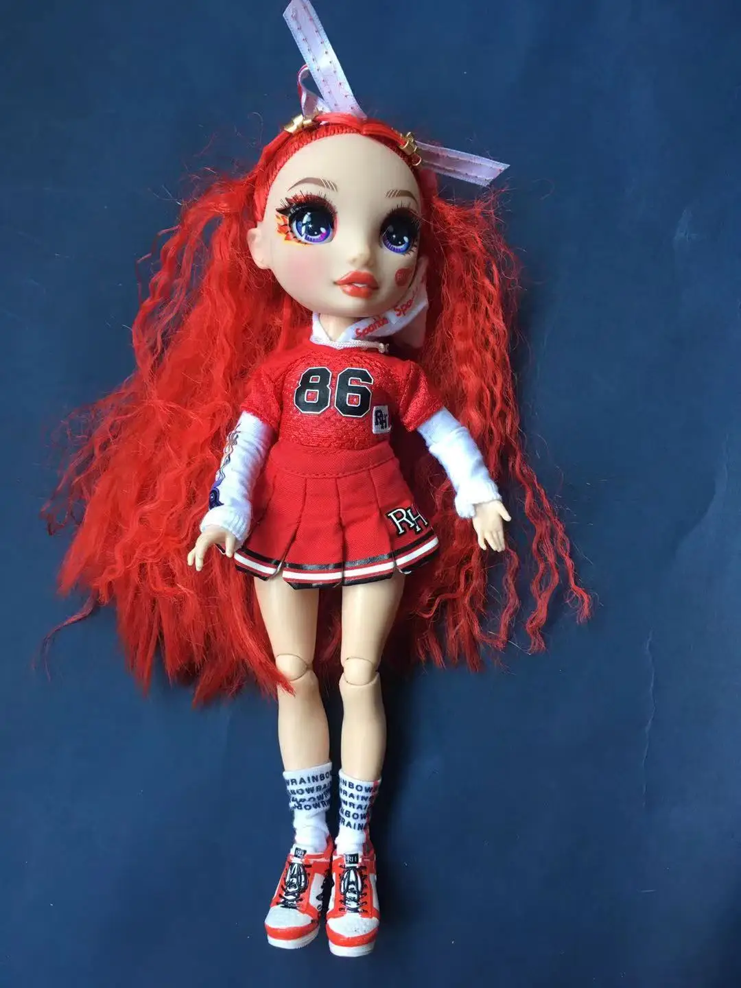 Радуга кукла йоги модное тело сестра реальные ресницы куклы головы мягкие