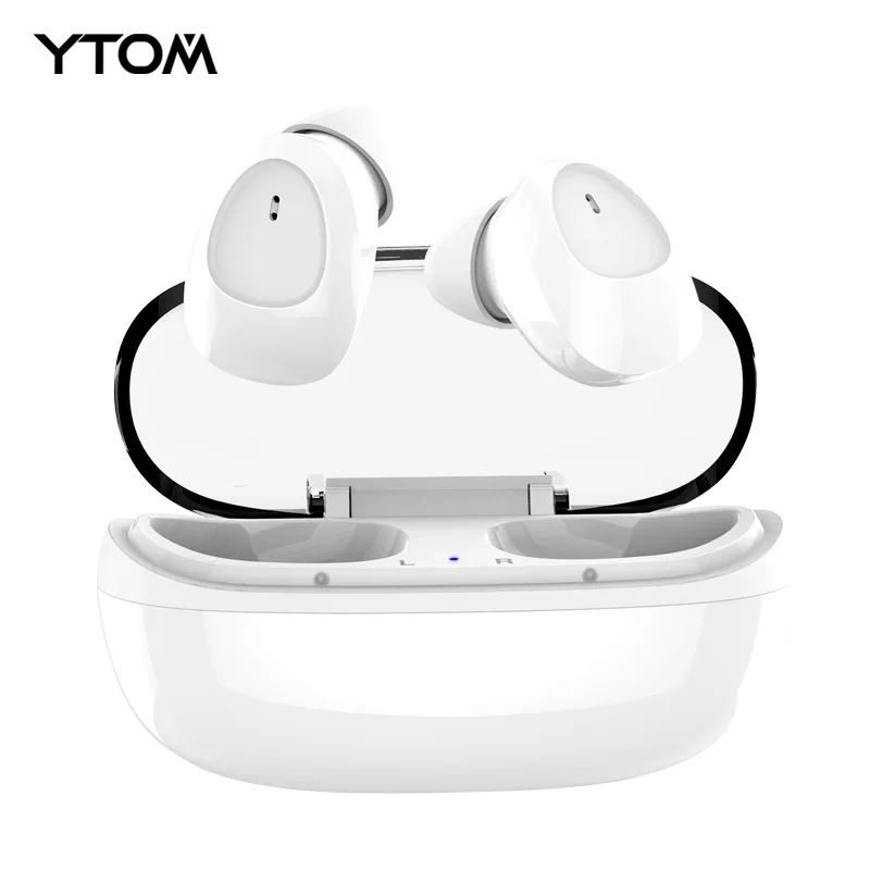 Миниатюрные беспроводные наушники Bluetooth 5 0 с сенсорной клавишей мини басами TWS HD