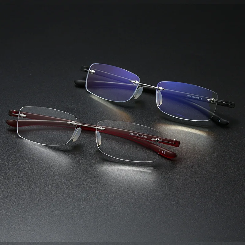 

Очки для чтения Elbru, с металлической оправой, без оправы, сверхсветильник, удобные, для дальнозоркости, унисекс, от + 1,0 до + 1,5