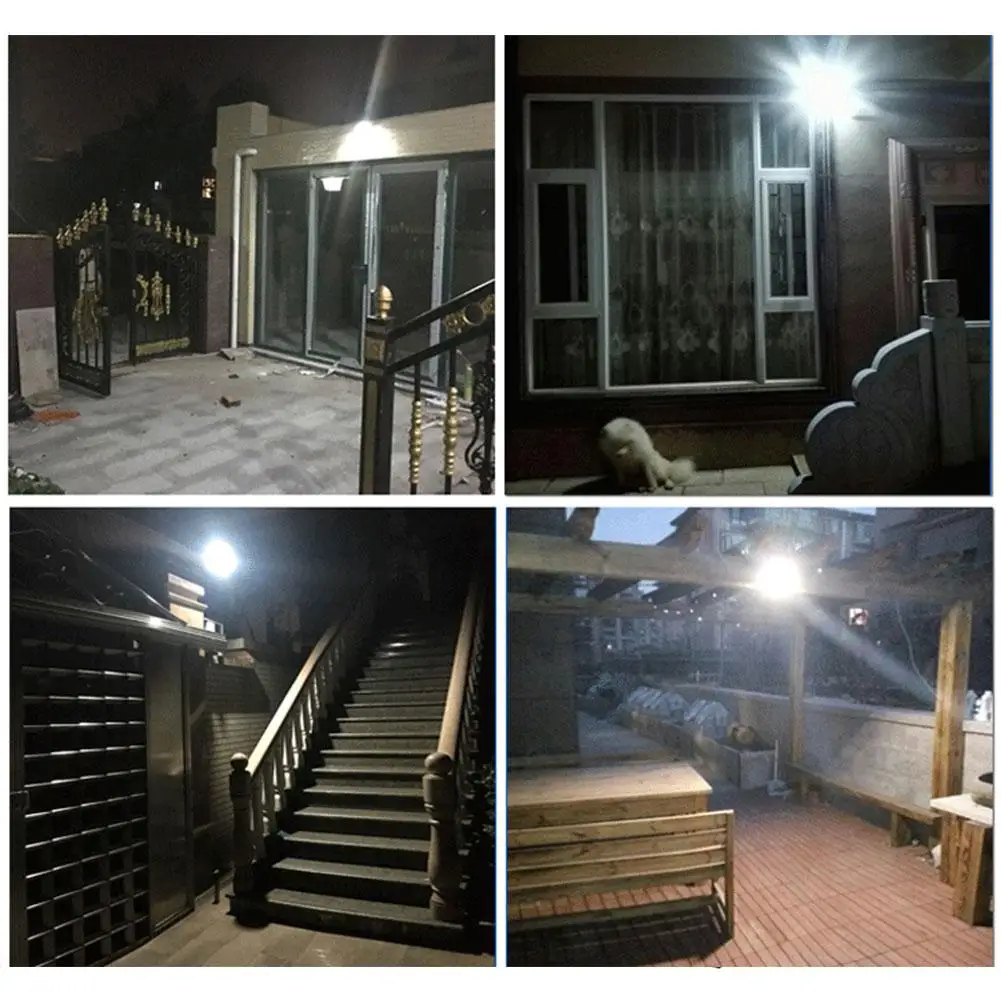 Уличная лампа с солнечной батареей датчик движения PIR на батарее