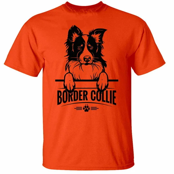 

Kids Boys Girls Border Collie T-Shirt Dog Lover Gift Present Slogans Customized Tee Shirt