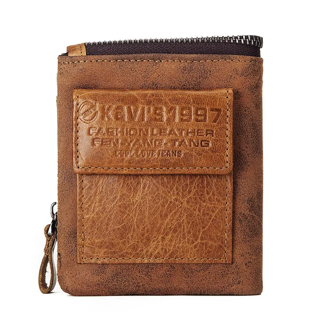 Новинка 2021 мужское портмоне держатель для карт маленькое винтажное из 100%