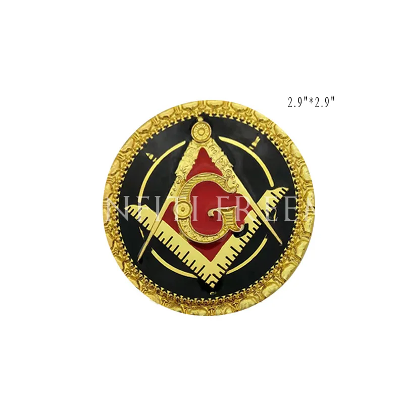 Коллекция 2019 года металлическая наклейка серии Masonic украшение для багажа