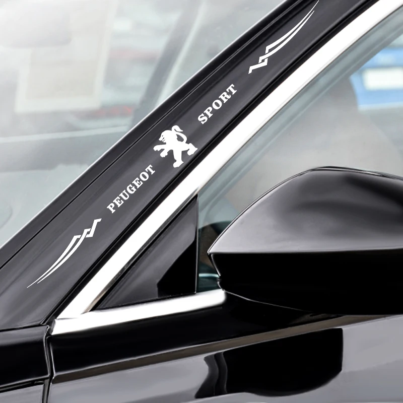 

Creative Car Laser Sticker 3D PVC Reflective Decals Body Hood Decorative Appliques For Peugeot 308 206 207 4008 508 RCZ 208 3008