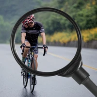 2pcs of bicycle mirror motorcycle rearview mirror bicycle hose adjustment no dead angle rearview mirror safety accessories
