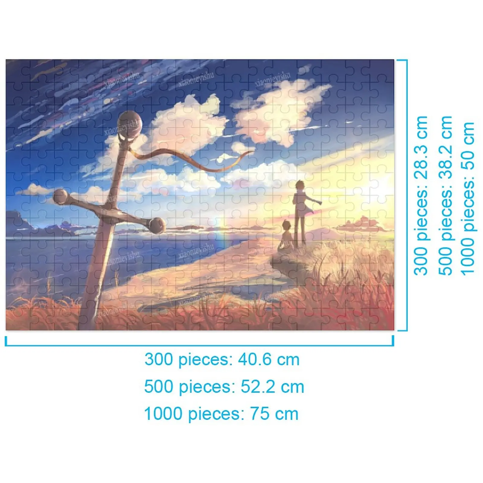 

View Wooden Puzzle 300 500 1000 Pieces Puzzle Family Game Gift Toy Comics Challenging Wall Decoration
