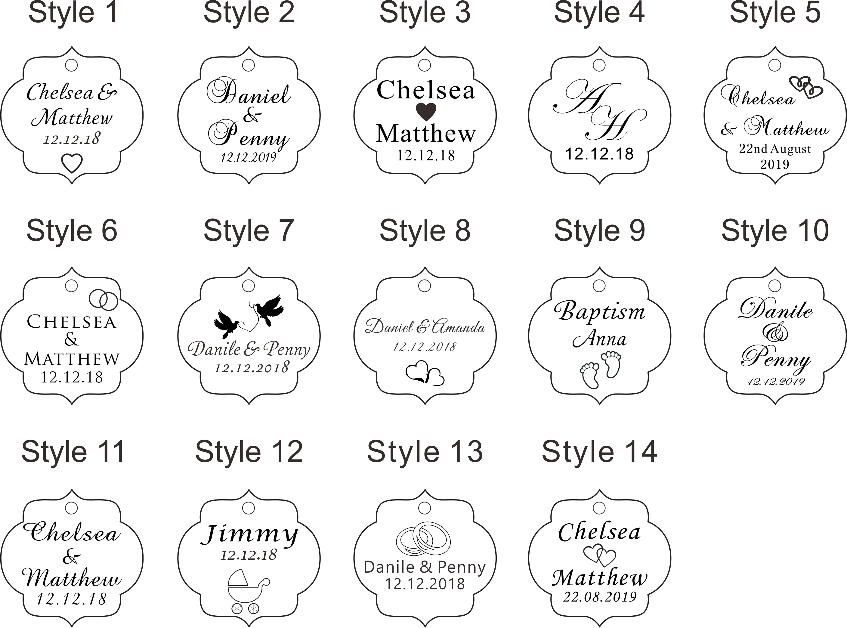 Гравированное зеркало из розового золота 30 шт. индивидуальное гравированное с