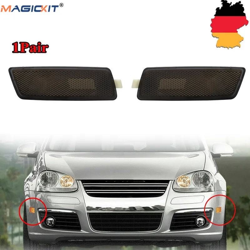 MagicKit переднего бампера Боковой габаритный фонарь сигнала светильник лампа набор