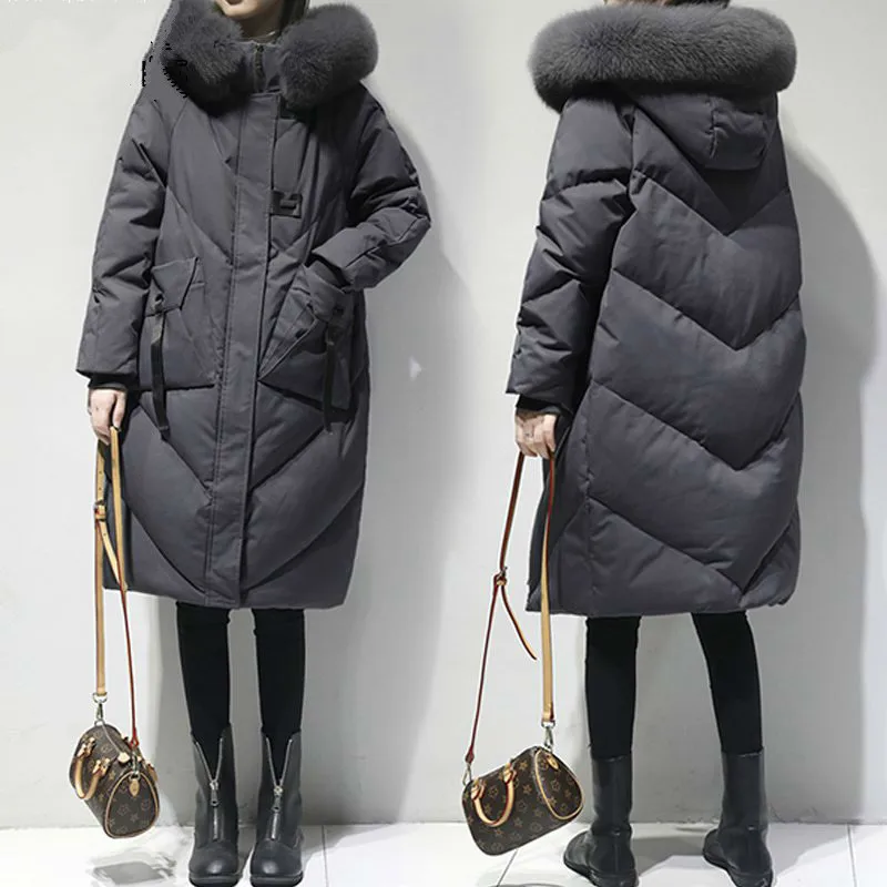 

AYUSNUE Winter Coat Women Parka Long Jacket Korean Down Cotton Coats Jackets Oversize Clothes Parkas Mujer 2020 181212001 KJ3685