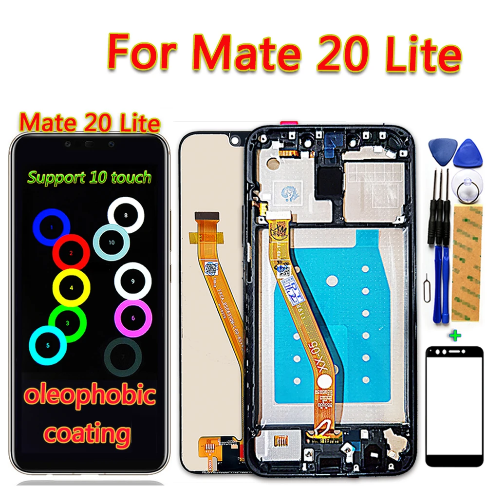 ЖК дисплей 6 3 дюйма для Huawei Mate 20 lite с сенсорным экраном и дигитайзером в сборе
