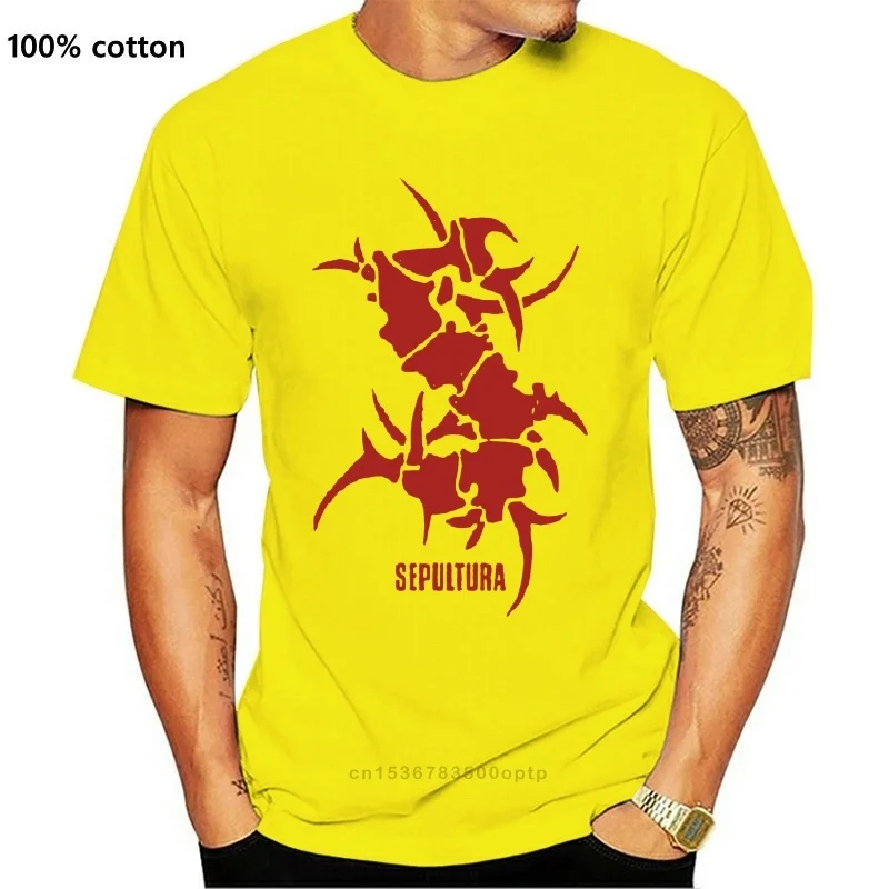 

New Summer Style Sepultura T Shirts Men Cotton Short Sleeve O Neck Metal Rock Band Men T Shirt Fashion Punk Rock Tee Shirt Hot