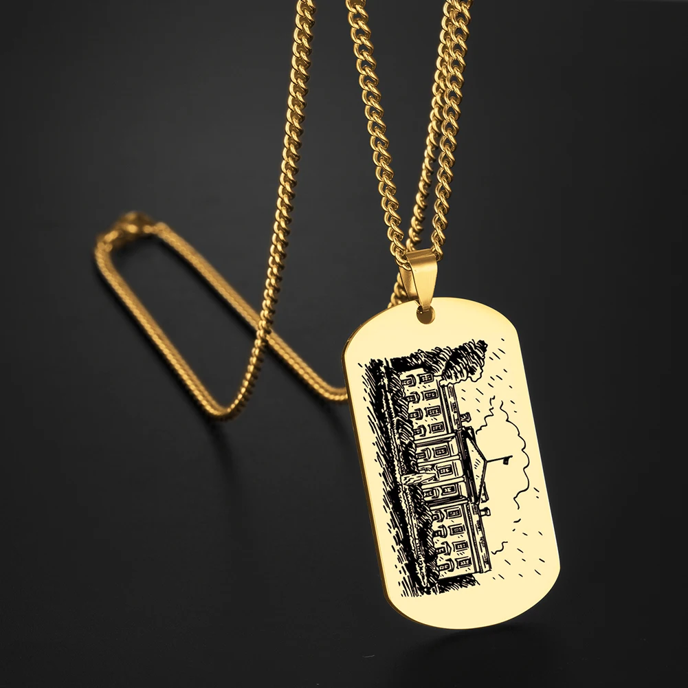 Fishhook Белый дом мощность США Америка голос Розовое золото Цвет Нержавеющая сталь