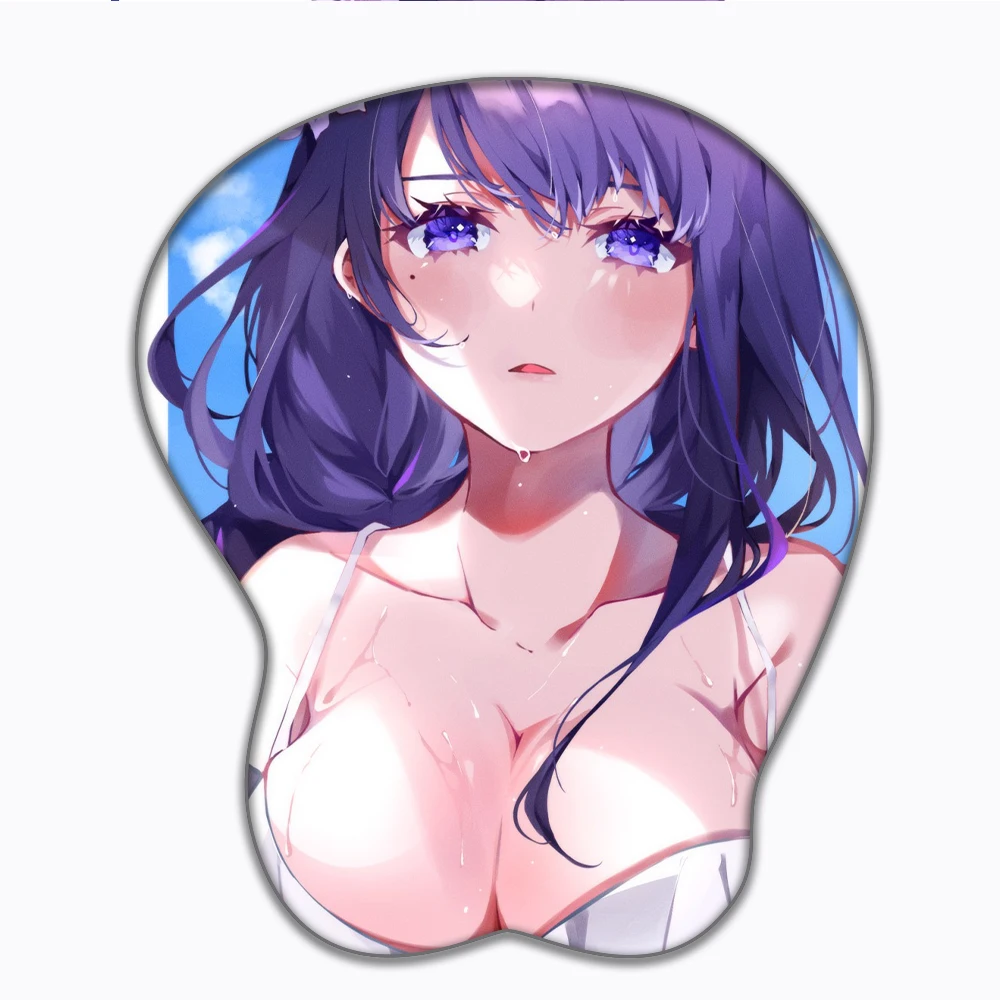 

Коврик для мыши Genshin Impact, эргономичный коврик для мыши, 3D подлокотник