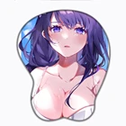 Коврик для мыши Genshin Impact, эргономичный коврик для мыши, 3D подлокотник