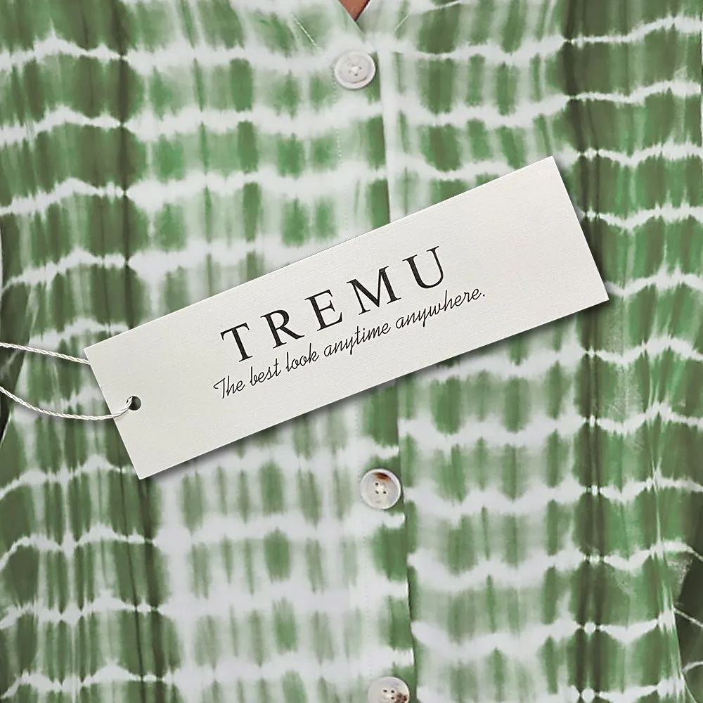 

TREMU Tie Dye t Shirt 2021 Summer Butterfly Sleeve Casual Loose Woman Top Ladies Clothing