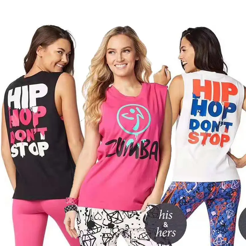 Одежда Zumba новая дешевая Женская одежда для йоги аэробики и бега фитнеса zumba майка