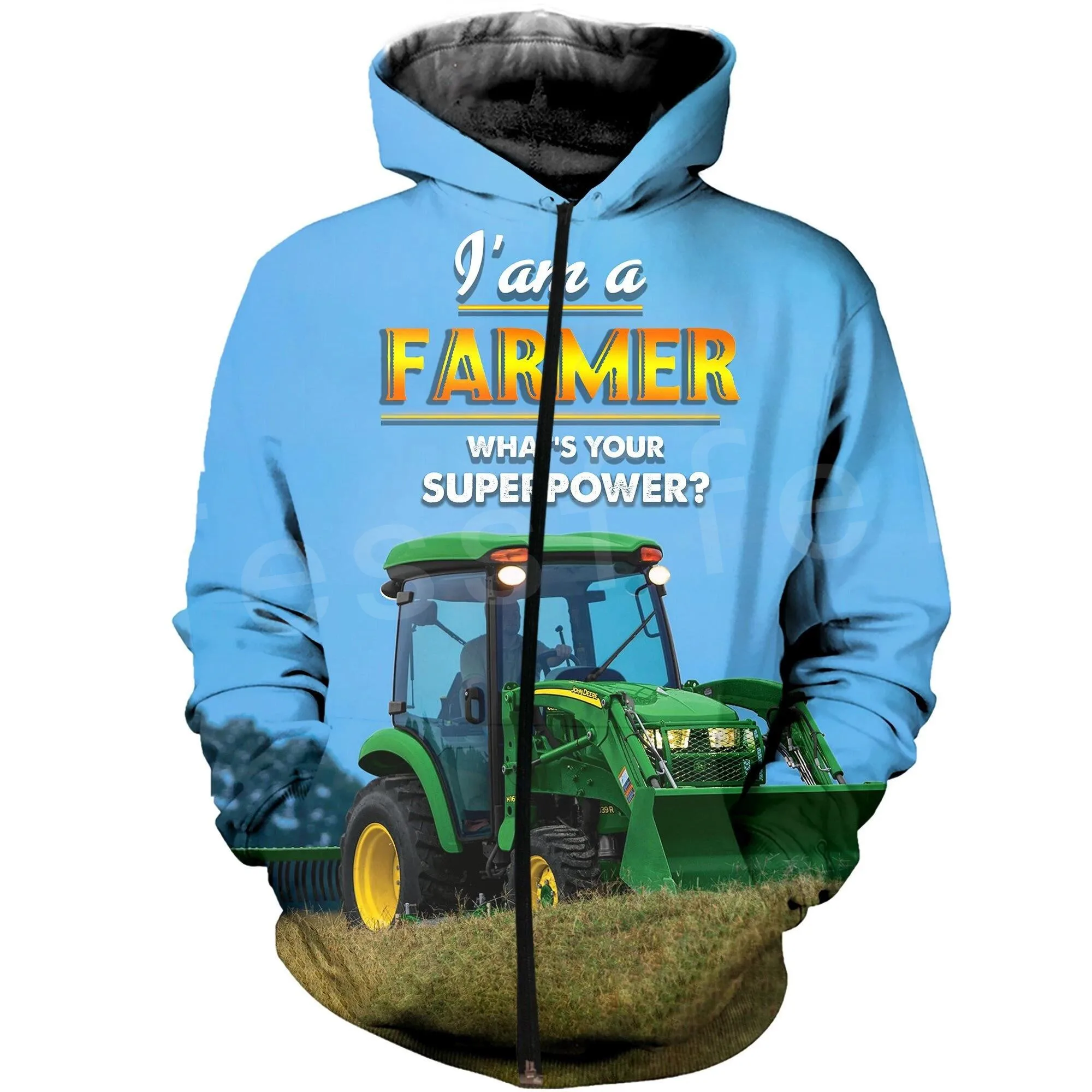 

Tessffel Newest Worker Farmer Tractor instrument Tracksuit Funny NewFashion Pullover 3DPrint Zip/Hoodies/Sweatshirts/Jacket/ N19