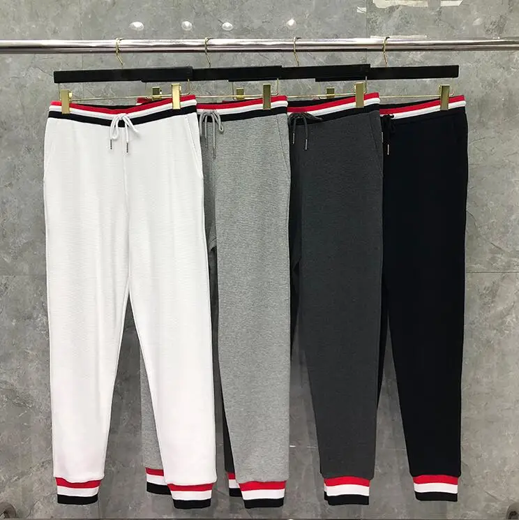 

2021 Fashion Brand Sweatpants Men Women Waffle Cotton Casual Sports Trousers Spring Autumn Mens Jogger Track Pants