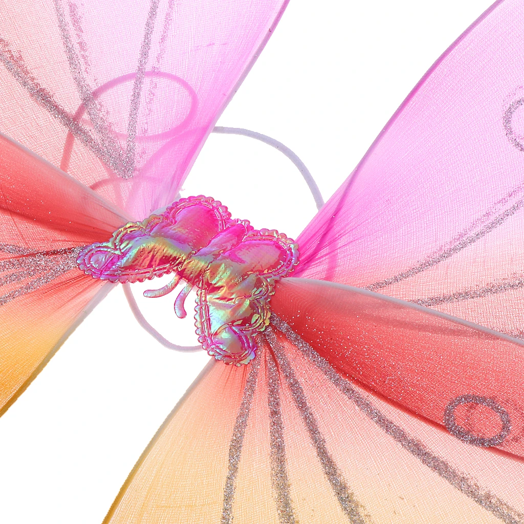 Милое яркое детское платье с крыльями бабочки для дня рождения и фотосессии |