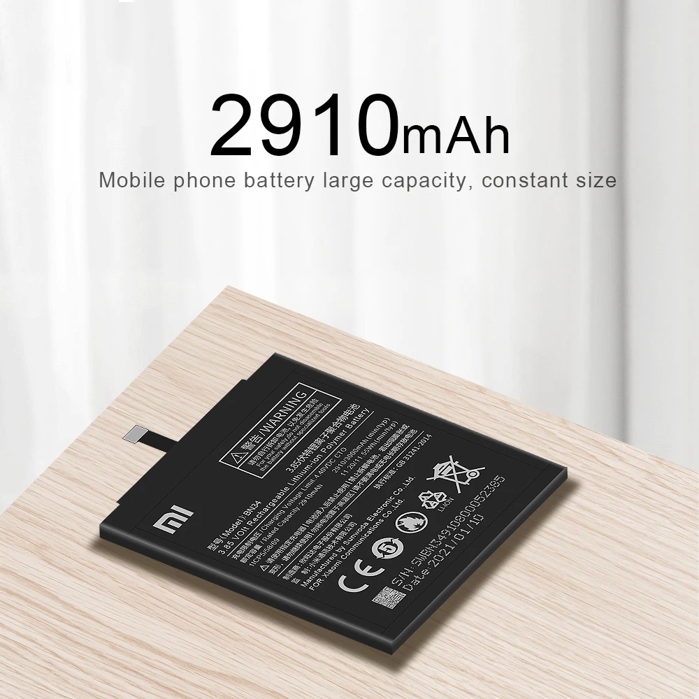Оригинальный аккумулятор Xiao Mi BN34 3000 мАч для Xiaomi Redmi 5A 5 0 дюйма высококачественные