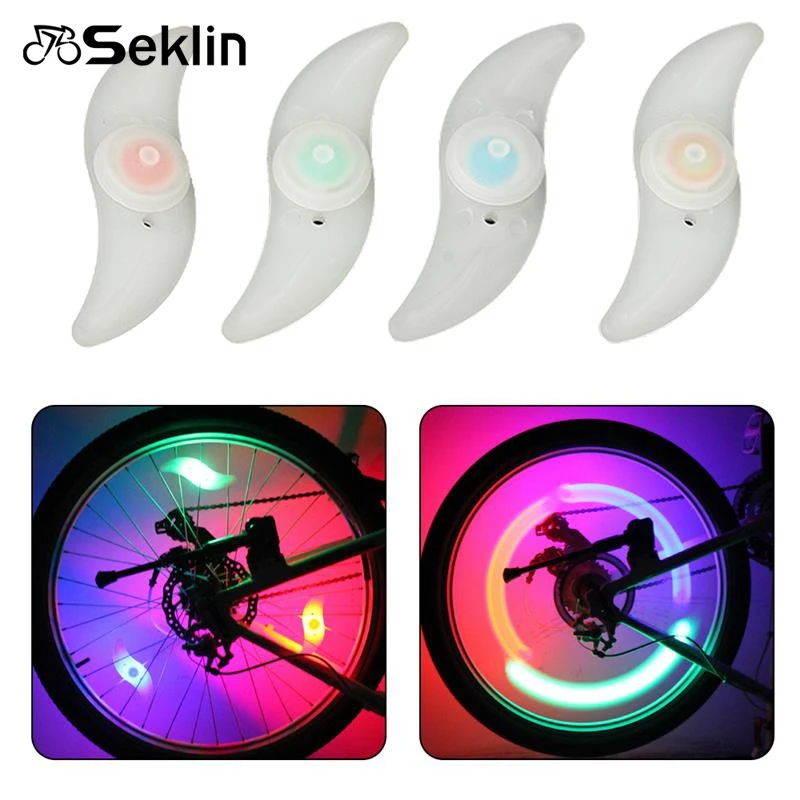 Велосипедный светящийся спицевый светильник мигающий светодиодный
