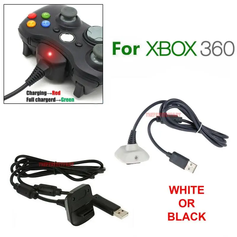 

Newest 4800mAh Double Rechargeable Battery + USB Charger Cable Pack For Xbox360 Gamepad Wireless Controller Battery Accessories