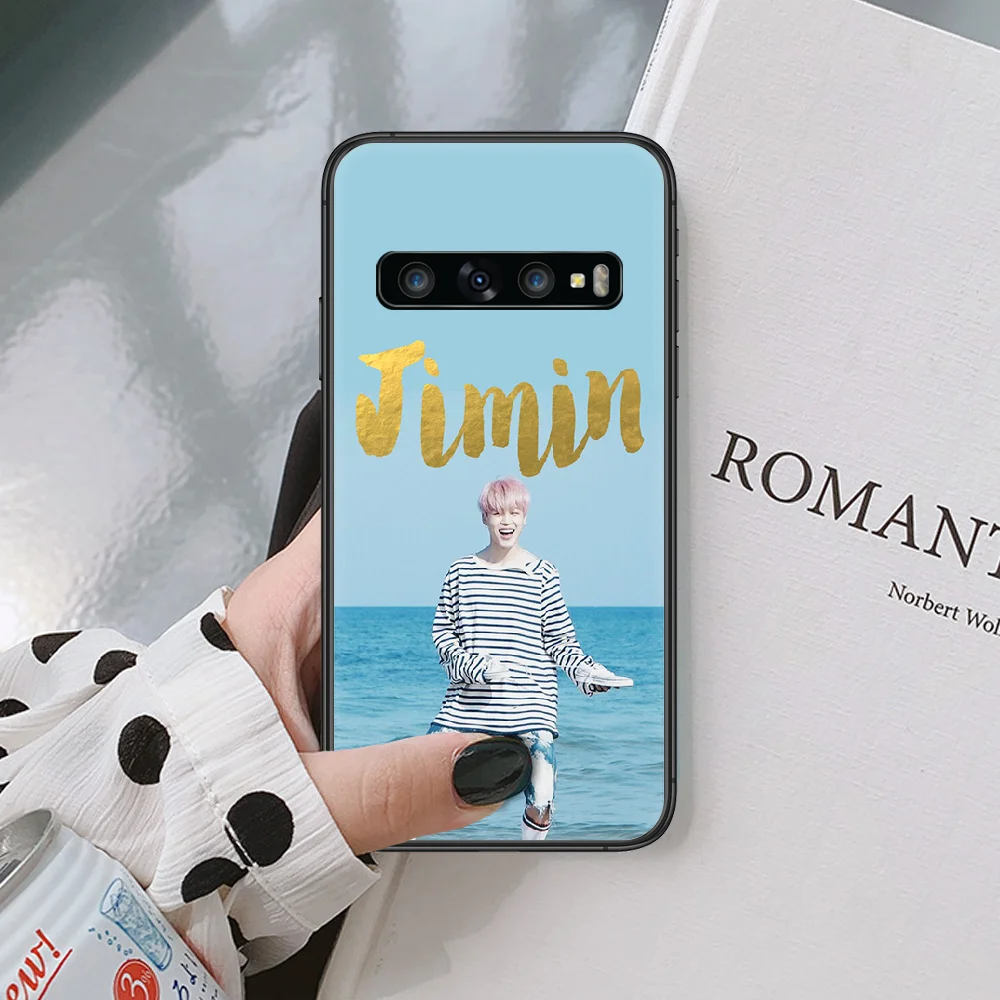 

Bangtan Boys JiMin KPOP Phone Case For Samsung Galaxy Note S 8 9 10 20 Plus E Lite Uitra black Bumper 3D Funda Painting