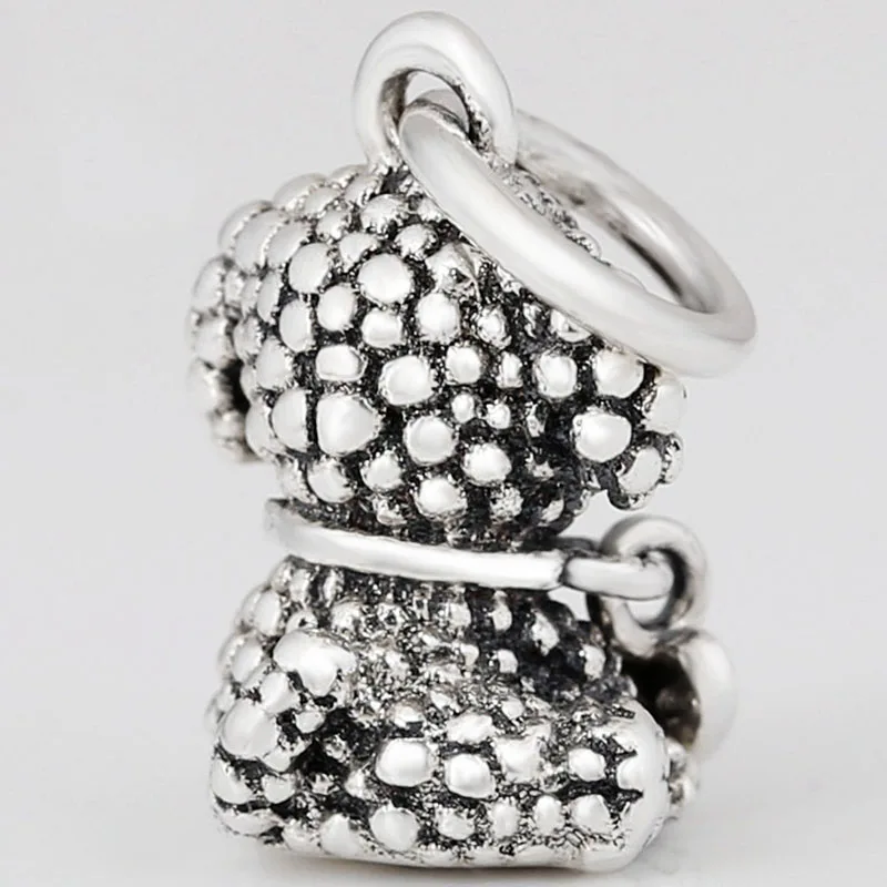 

Original 925 Sterling Silver Charm Creative Cute Dog Pendant Fit Pandora Women Bracelet & Necklace Diy Jewelry