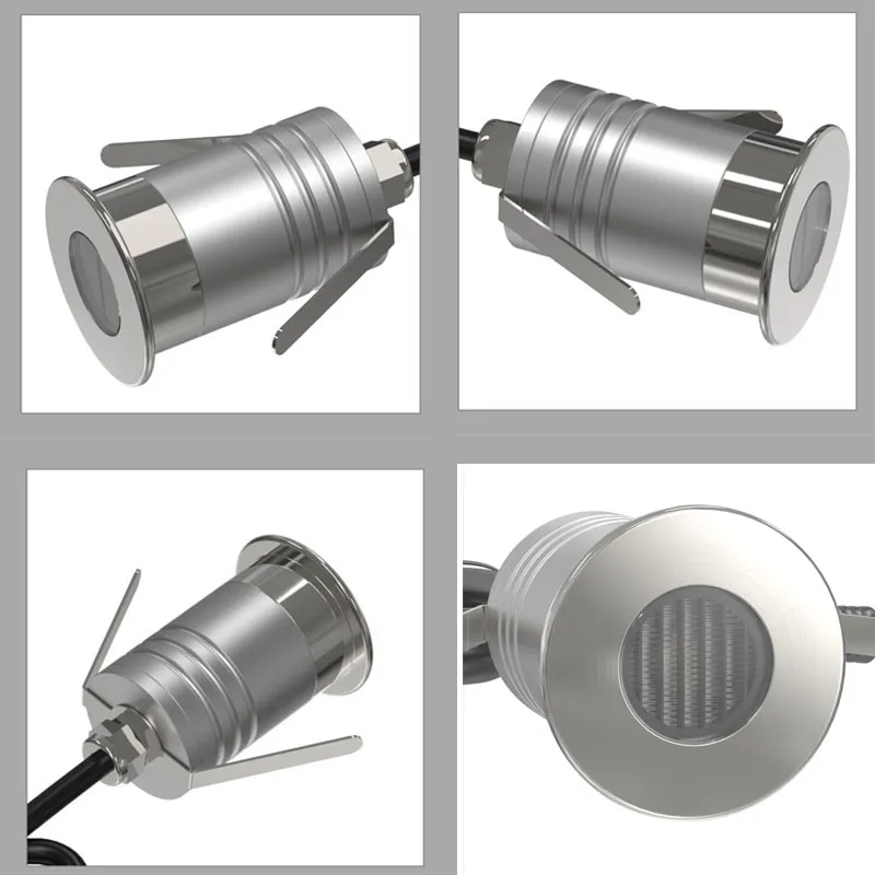 Растовый светильник IP67 1 Вт 3W CREE 12V 24V dc мини светодиодный прожектор Наружная спа-ванна похоронены точечное освещение