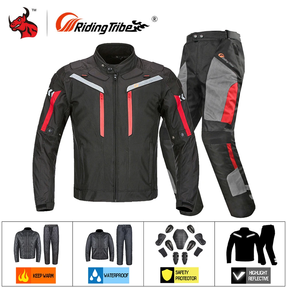 

Куртка для езды на мотоцикле, водонепроницаемая, с защитой всего тела, для езды на мотоцикле, защитная Экипировка на 4 сезона #