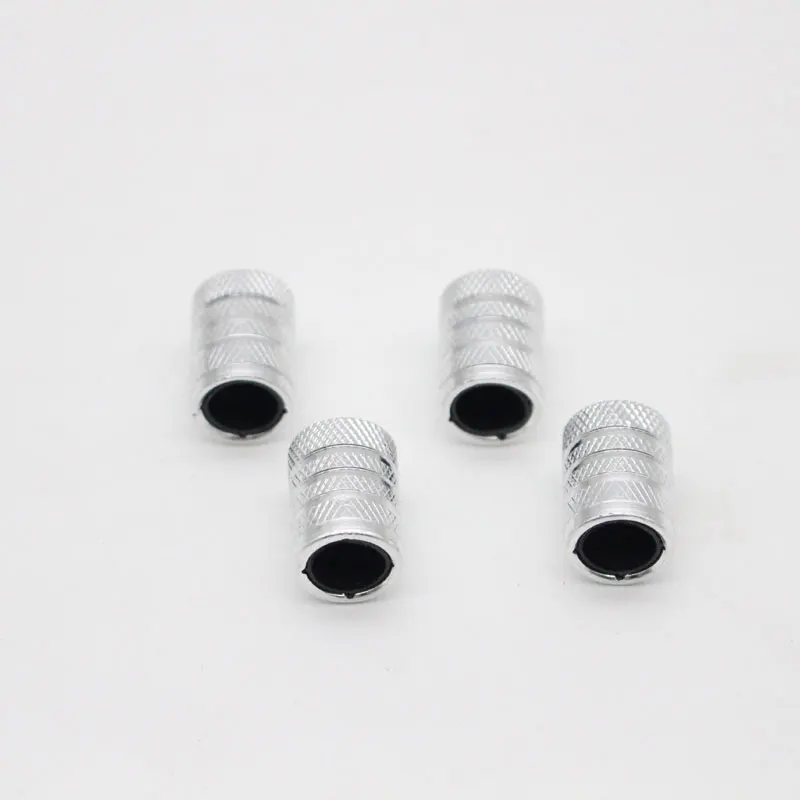 AQTQAQ 4 шт./лот, колпачки для клапанов, предотвращающие коррозионные автомобильные пылезащитные колпачки, универсальные алюминиевые и пластиковые колпачки для шин, воздушные колпачки, крышки стержня клапана