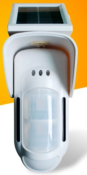 

Focus wireless solor power dual infrared & microwave outdoor PIR motion detector FT-89RS