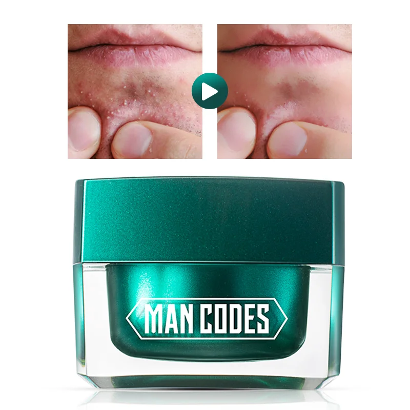 MANCODES 10g Acne Treatment Face Cream Natural Plant Formulas Anti Oil Control Shrink Pores Scar Remove Care | Красота и здоровье